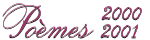Po�mes 2000/2001