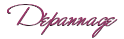 D�pannage